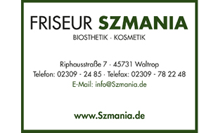 Szmania GmbH Friseur in Waltrop - Logo