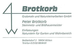 Brotkorb Grabmale und Naturstein GmbH in Witten - Logo