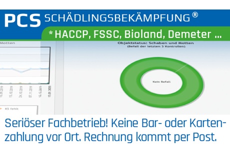 PCS GmbH Schädlingsbekämpfung aus Bochum