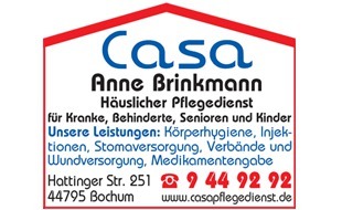 Casa Alten- u. Krankenpflege Anne Brinkmann in Bochum - Logo