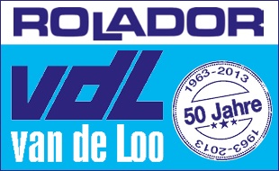 Ausstellung van de Loo ROLADOR Tor + Tür in Kevelaer - Logo