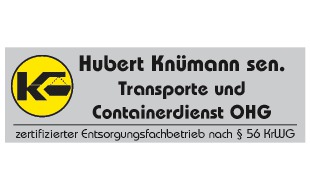 Hubert Knümann sen. Transporte und Containerdienst OHG in Bottrop - Logo