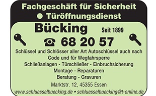 Heinrich Bücking Sicherheitstechnik Inh. Siegbert Lange-Pauls in Essen - Logo