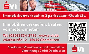 Baufinanzierungen, Vermietungs - und Immobilienvermittlung in Sparkassen-Qualität in Oberhausen im Rheinland - Logo