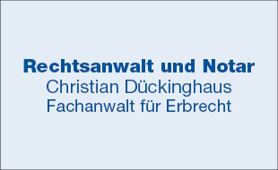 Christian Dückinghaus Rechtsanwalt in Oberhausen im Rheinland - Logo