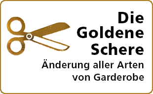 Die Goldene Schere Schneiderei in Duisburg - Logo