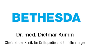 Kumm D. A. Dr. med. Chefarzt der Klinik für Orthopädie und Unfallchirurgie BETHESDA in Duisburg - Logo