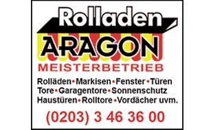 Absicherung Rolladen ARAGON - Markisen - Haustüren - Fenster - Sonnenschutz - Garagentore - Tore in Duisburg - Logo