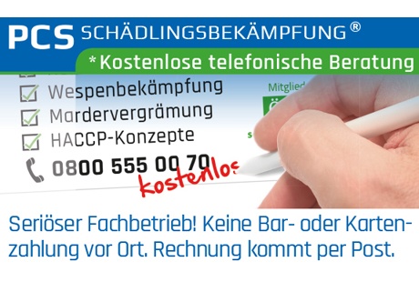 PCS GmbH Schädlingsbekämpfung aus Duisburg